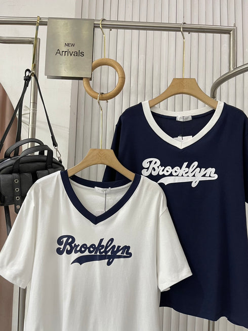 Basic Print Oversize T-Shirts